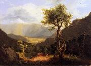 Thomas Cole View in the White Mountains oil painting